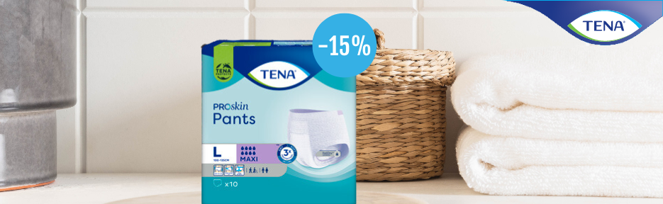 Maikuu eripakkumine - Tena Pants imav aluspesu 15% soodsam!